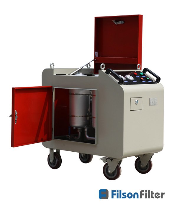 tote hydraulic oil filter cart