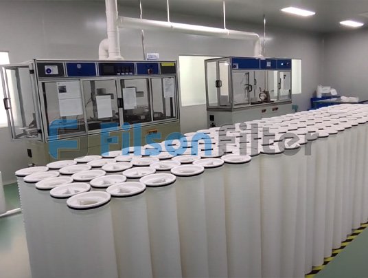 Water filter cartridges production line