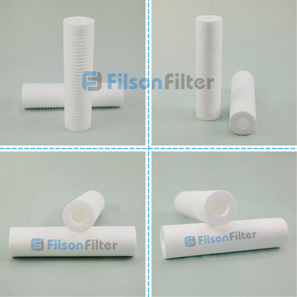 Melt blown PP water filter cartridge size and dimensions